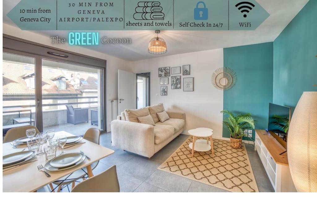 Green Cocon - Gare Annemasse A 3Min-Geneve Acces Direct Exterior photo